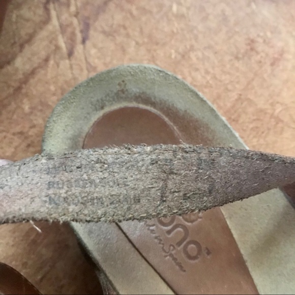 Yokono Strappy Tan Leather Sandals Women’s 7.5/8.5 - Picture 8 of 9